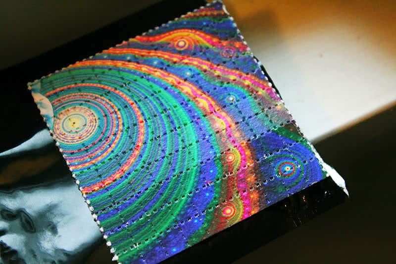 Blotter paper with the reseach chemical 25I-NBOMe - march 2014